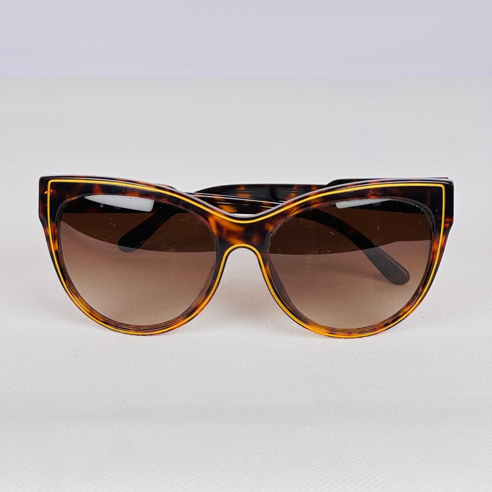 Classic Stella McCartney Tortoiseshell Cat Eye Sunglasses Gold Trim Made Italy